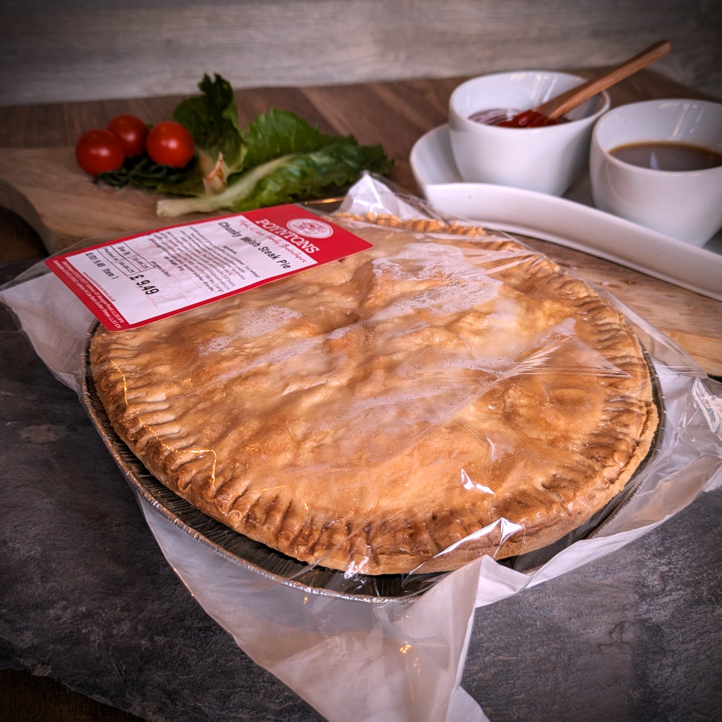 Chunky Welsh Steak Pie (all sizes)